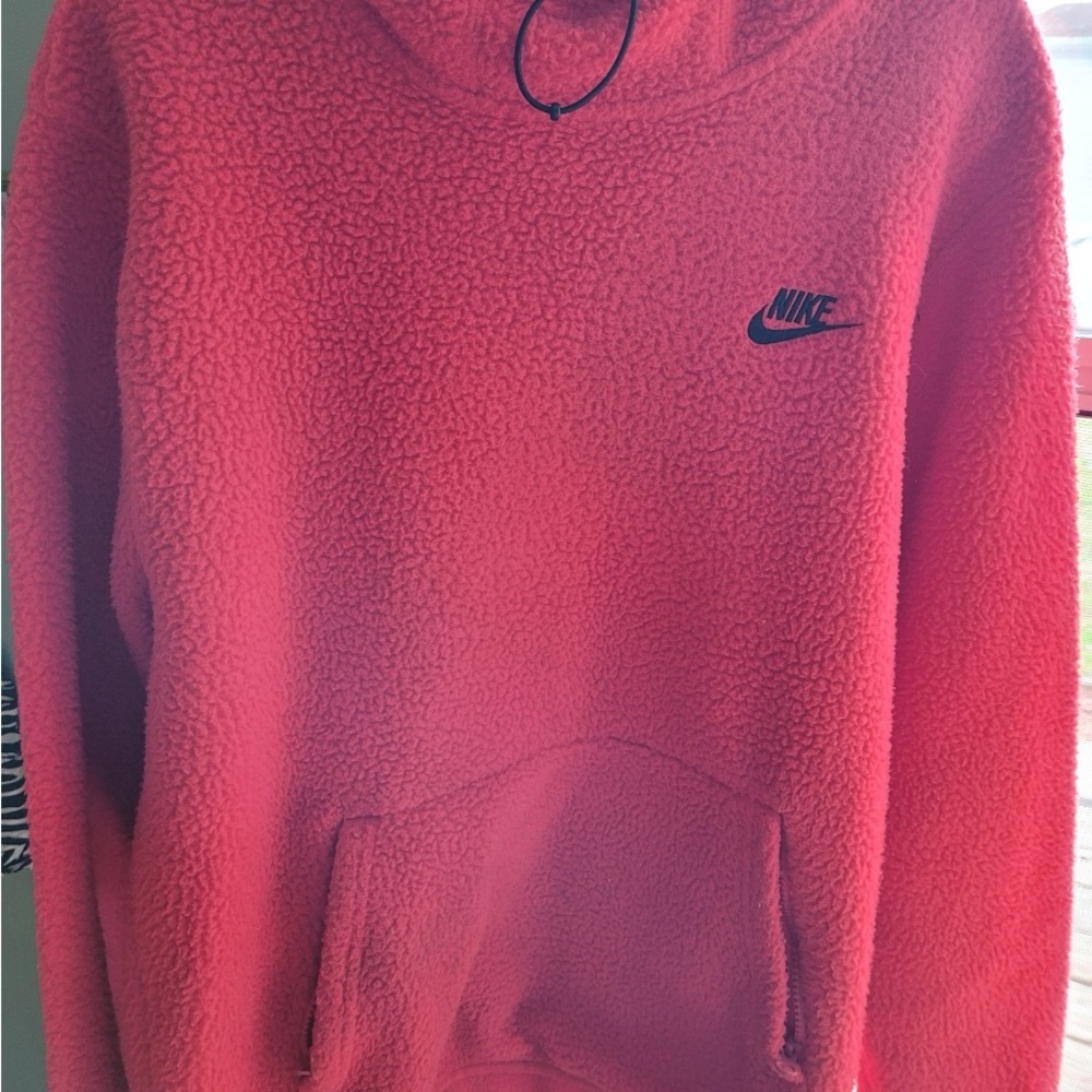 Nike Red Fleece Hoodie